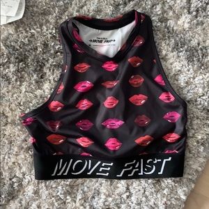 Pam and Gela Kisses Sports Bra - NEW